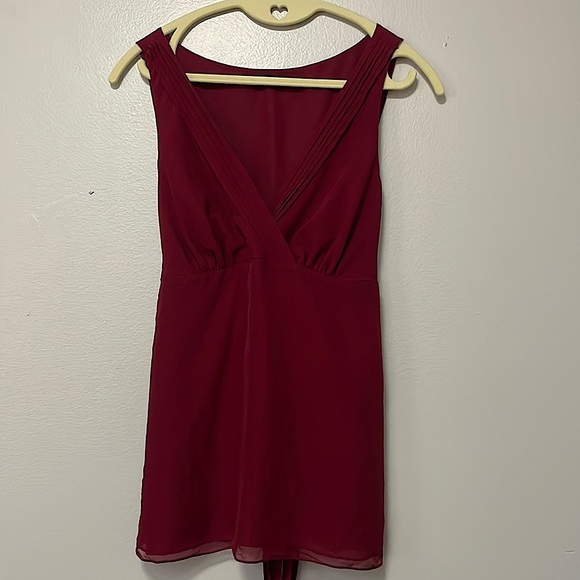 The Limited Tops - The Limited. Pretty red shirt. The back size small.
